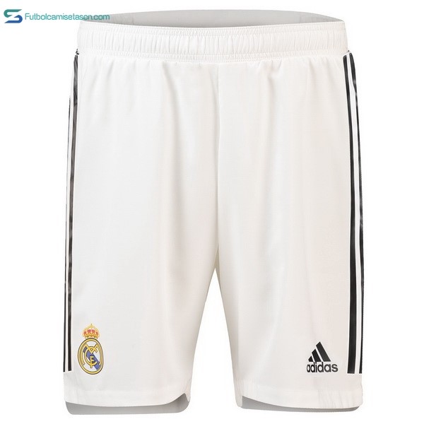 Pantalones Real Madrid 1ª 2018/19 Blanco